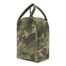 Load image into Gallery viewer, Zipper Lunch BAg - Camo