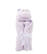 Load image into Gallery viewer, Angel Dear Lilac Hippo Lovey
