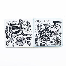 Load image into Gallery viewer, Wee Gallery Color Me Bath Book : Who's In the Rainforest