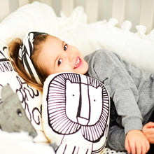 Load image into Gallery viewer, Wee Gallery Lion Throw Pillow