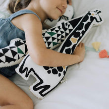 Load image into Gallery viewer, Wee Gallery Giraffe Throw Pillow