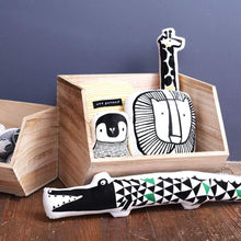 Load image into Gallery viewer, Wee Gallery Giraffe Throw Pillow