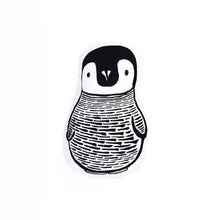 Load image into Gallery viewer, Wee Gallery Penguin Throw Pillow
