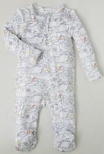 Load image into Gallery viewer, Boy's zippered footie onesie