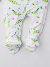 Load image into Gallery viewer, Baby girl's  zip footie onesie