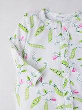 Load image into Gallery viewer, Baby girl's  zip footie onesie