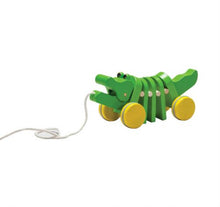 Load image into Gallery viewer, Plan Toys Dancing Alligator Pull-Along