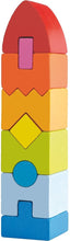 Load image into Gallery viewer, Haba - Rainbow Rocket 9 Piece Wooden Stacking Play Set