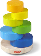 Load image into Gallery viewer, Haba - Wooden Wobbly Tower Stacking Game