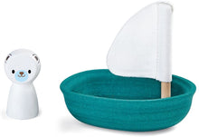 Load image into Gallery viewer, Plan Toys Sailing Boat - Polar Bear