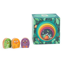 Load image into Gallery viewer, Moulin Roty - Dans La Jungle - Stack-up Cubes and 3 Chicks