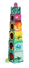 Load image into Gallery viewer, Moulin Roty - Dans La Jungle - Stack-up Cubes and 3 Chicks