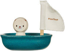 Load image into Gallery viewer, Plan Toys Sailing Boat - Polar Bear