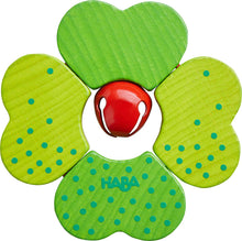 Load image into Gallery viewer, Haba - Shamrock Wooden Clutching Toy with Metal Bell