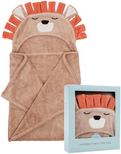 Load image into Gallery viewer, Natemia - Bamboo Lion Hooded Towel
