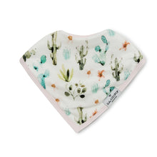 Load image into Gallery viewer, Loulou Lollipop Muslin Bandana Bib Set - Cactus Floral