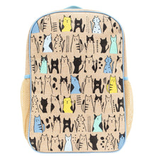 Load image into Gallery viewer, So Young Curious Cats Backpack ( 2 sizes )