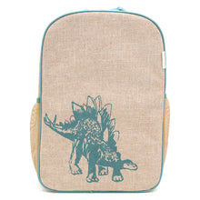 Load image into Gallery viewer, So Young Green Stegosaurus Grade School Backpack