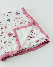 Load image into Gallery viewer, Deluxe Muslin Baby Quilt - Fairy Garden