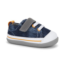 Load image into Gallery viewer, See Kai Run Baby Boy's Washed Denim Sneakers