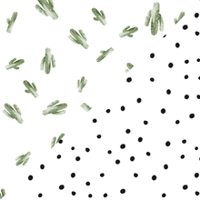 Load image into Gallery viewer, Bebe Au Lait Luxury Muslin Snuggle Blanket - Saguaro + Dottie (Toddler +)