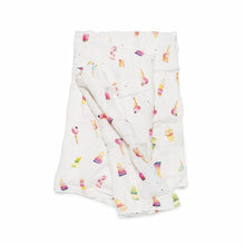 Load image into Gallery viewer, Loulou Lollipop Muslin Swaddle Blanket - Ice Cream Social