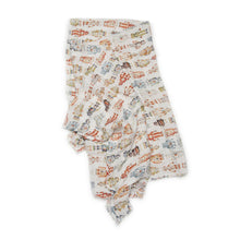 Load image into Gallery viewer, Loulou Lollipop Muslin Swaddle Blanket - Vintage Robot