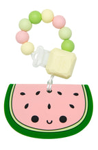 Load image into Gallery viewer, Loulou Lollipop Baby Teether - Watermelon Silicon Teether Set