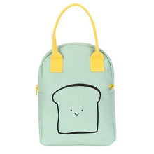 Load image into Gallery viewer, Zipper Lunch Bag - Happy Bread