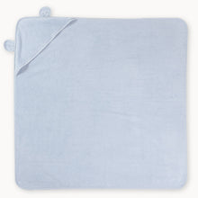 Load image into Gallery viewer, Natemia - Organic Cotton Hooded Towel for Babies & Toddlers in Blue