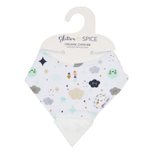 Load image into Gallery viewer, Glitter & Spice Organic Chew Bib - Lullaby