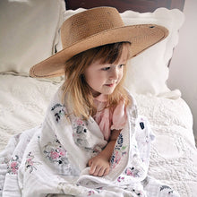 Load image into Gallery viewer, Bebe Au Lait Muslin Snuggle Blanket - Bunny Tails + Garland