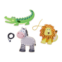 Load image into Gallery viewer, Haba - Threading Animals Zoo Friends Lacing Activity