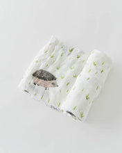 Load image into Gallery viewer, Deluxe Muslin Swaddle Blanket - Hedgehog