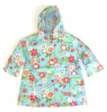 Load image into Gallery viewer, Pluie Pluie Blue Floral Raincoat