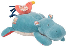 Load image into Gallery viewer, Moulin Roty Musical Stuffed Animal - Hippopotamus Les Papoum