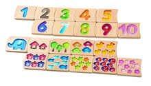 Load image into Gallery viewer, Plan Toys 1-10 Number Gradient Tile Set