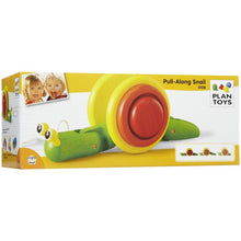 Load image into Gallery viewer, Plan Toys,- Pull-Along Snail