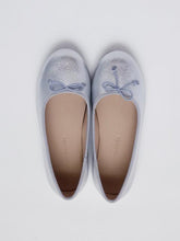 Load image into Gallery viewer, Girl's silver ballet flats