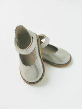 Load image into Gallery viewer, Baby girl's shimmery taupe ballerina Mary Jane