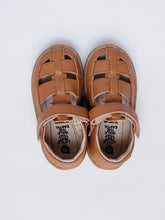 Load image into Gallery viewer, Old Soles Boy's Lt. Brown Sandals