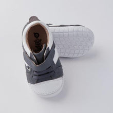 Load image into Gallery viewer, Old Soles Boy's Grey/Snow Sneakers