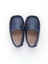 Load image into Gallery viewer, Baby boy's navy Moccasin