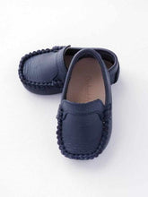 Load image into Gallery viewer, Baby boy's navy Moccasin