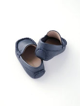 Load image into Gallery viewer, Baby boy's navy Moccasin