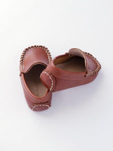 Load image into Gallery viewer, Baby boy's brown Moccasin