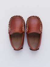 Load image into Gallery viewer, Baby boy's brown Moccasin