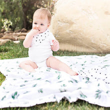 Load image into Gallery viewer, Bebe Au Lait Luxury Muslin Snuggle Blanket - Saguaro + Dottie (Toddler +)