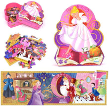 Load image into Gallery viewer, Djeco Silhouette Puzzles Cinderella