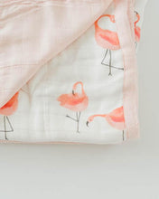 Load image into Gallery viewer, Deluxe Muslin Baby Quilt - Pink Ladies